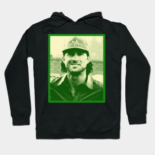 Riley Green - Art Drawing - green vintage Hoodie